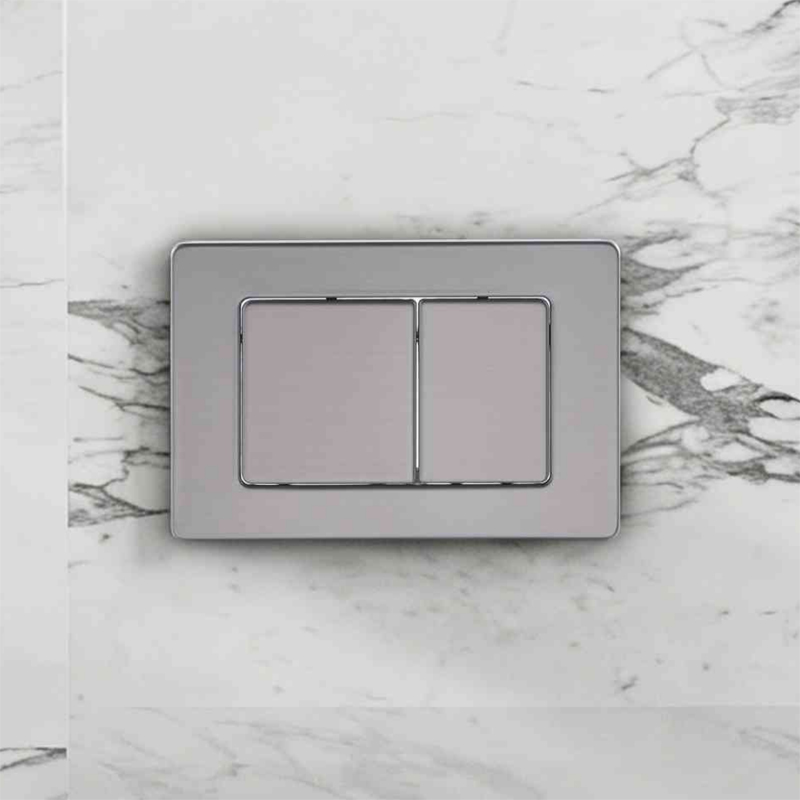 Flush Plate (Stainless Steel-textured - 003)